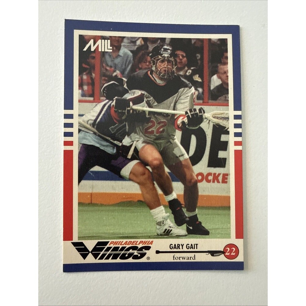 1993 STX Nastasi MILL Lacrosse Gary Gait #54 Rookie Card RC